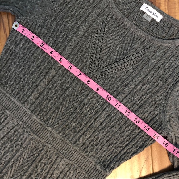 Calvin Klein Grey Sweater Dress - Picture 10 of 16